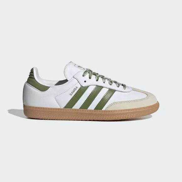 adidas Shoes - adidas Samba OG White/Olive/Gum Sneakers Classic Retro Soccer-Unisex NIB WmnSz 8
